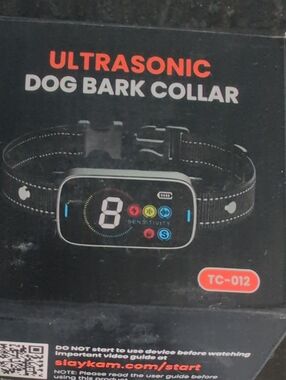 3/$10 Ultrasonic Dog Bark Collar - Slaykam Black
